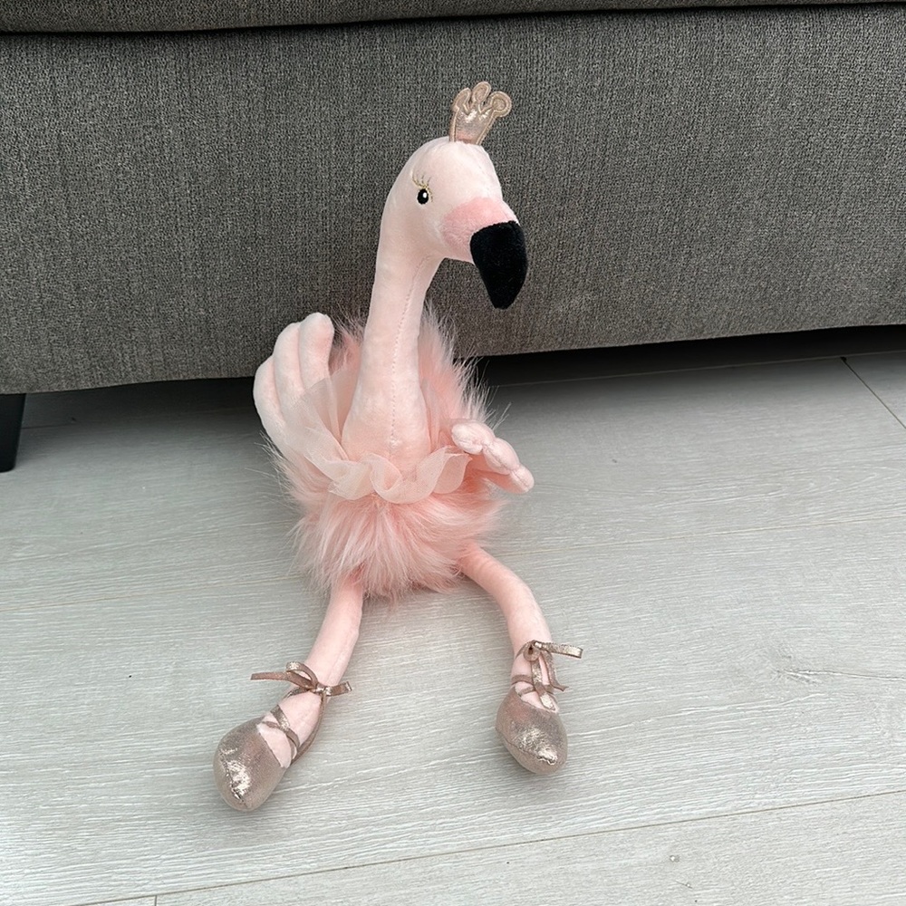 Pink ballerina flamingo